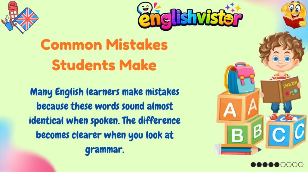 Common Mistakes Students Make