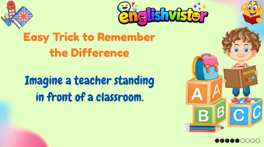Easy Trick to Remember the Difference