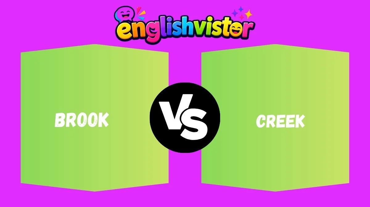 Brook vs Creek