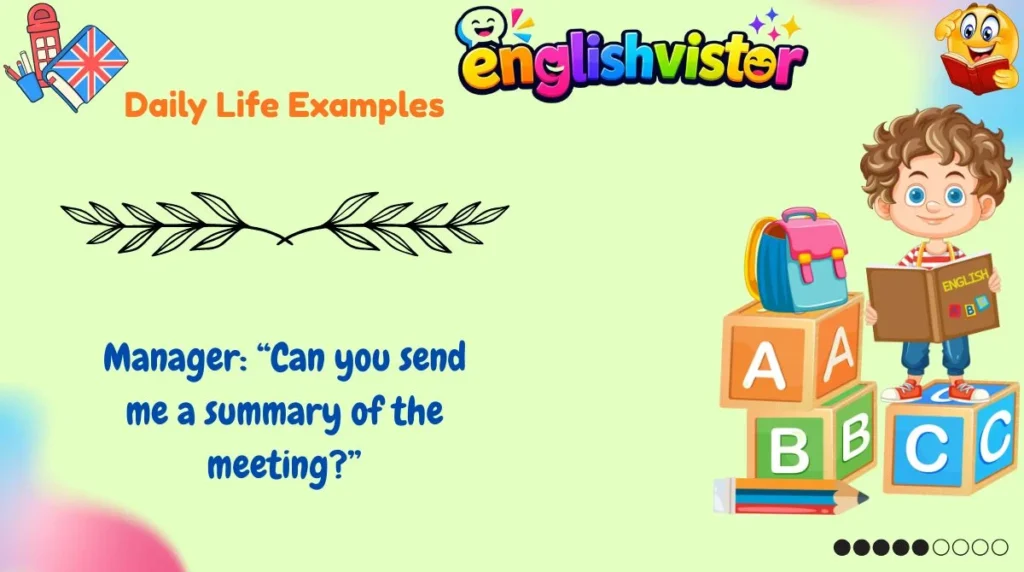 Daily Life Examples
