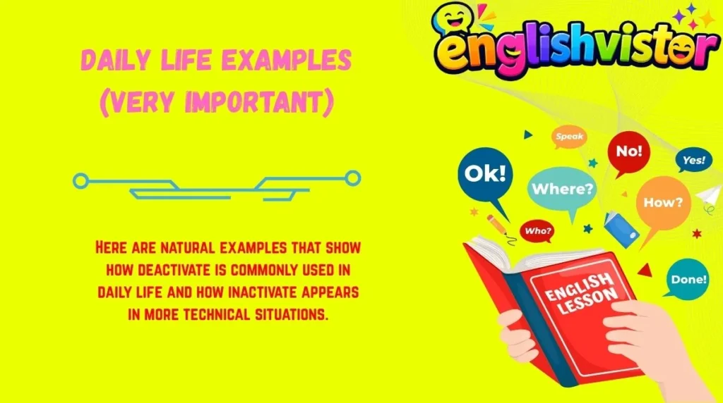 Daily Life Examples (Very Important)