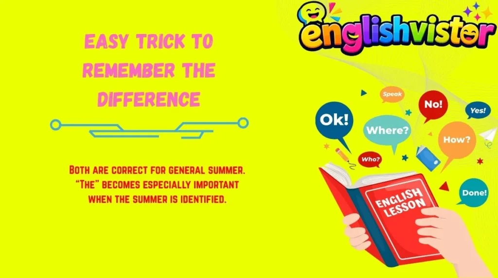 Easy Trick to Remember the Difference