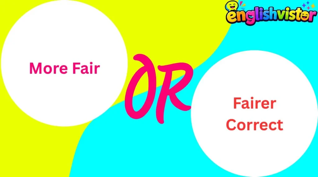 More Fair or Fairer Correct