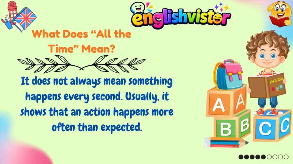 What Does “All the Time” Mean?
