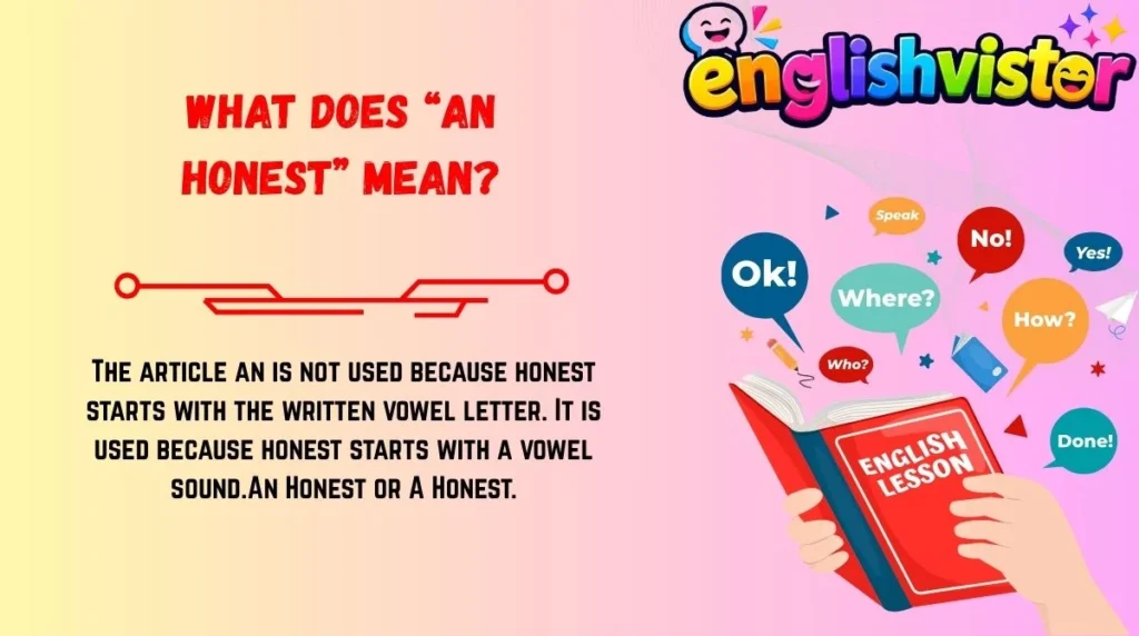 What Does “An Honest” Mean?
