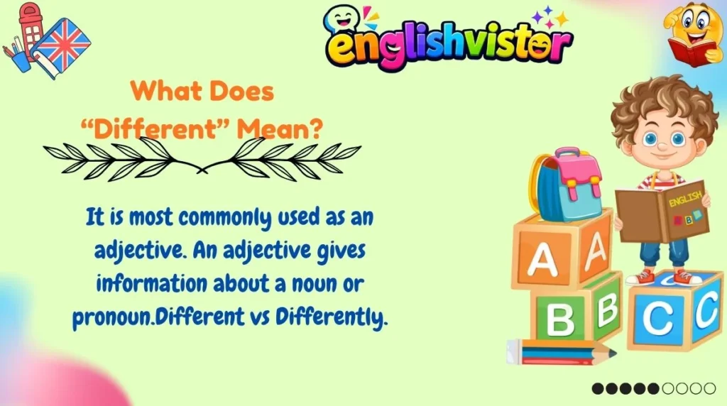 What Does “Different” Mean?
