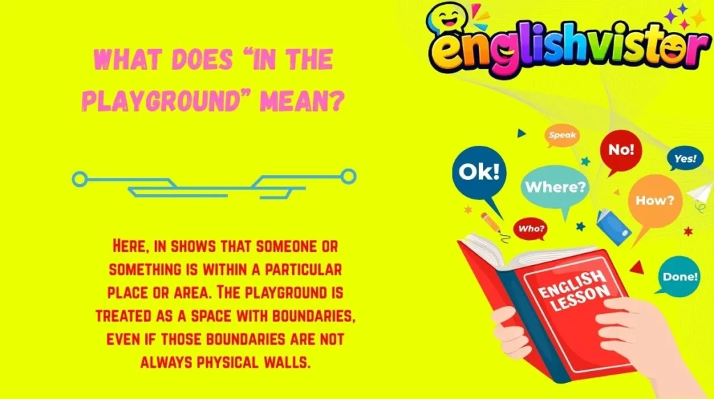 What Does “In the Playground” Mean?