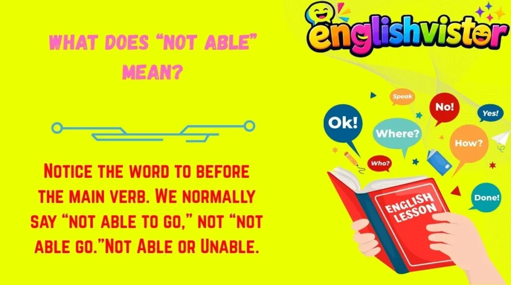 What Does “Not Able” Mean?
