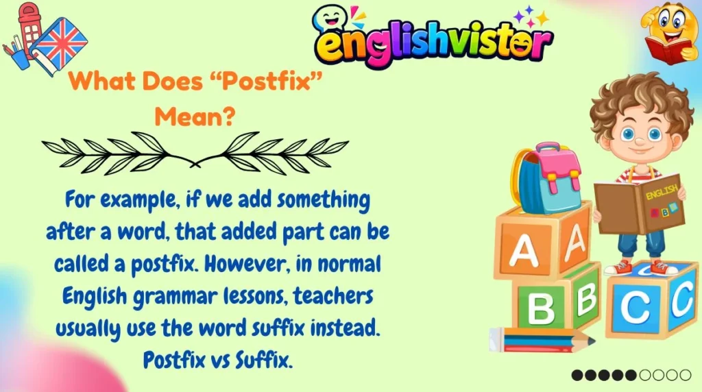 What Does “Postfix” Mean?
