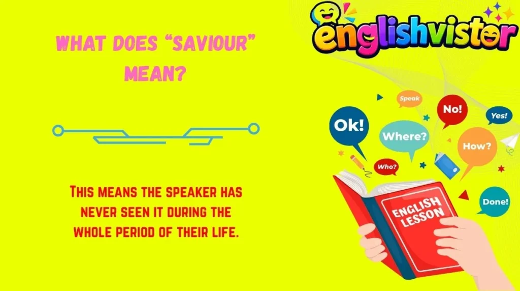 What Does “Saviour” Mean?
