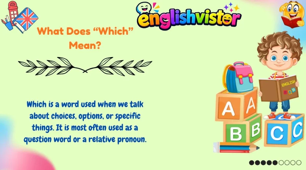 What Does “Which” Mean?