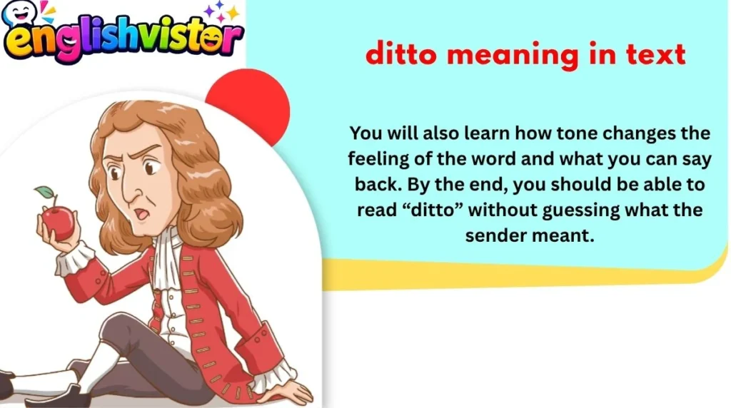 ditto meaning in text
