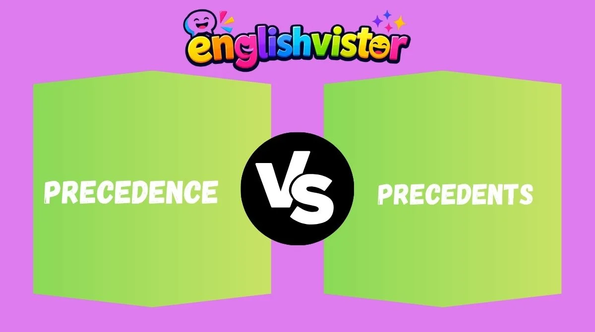 Precedence vs Precedents