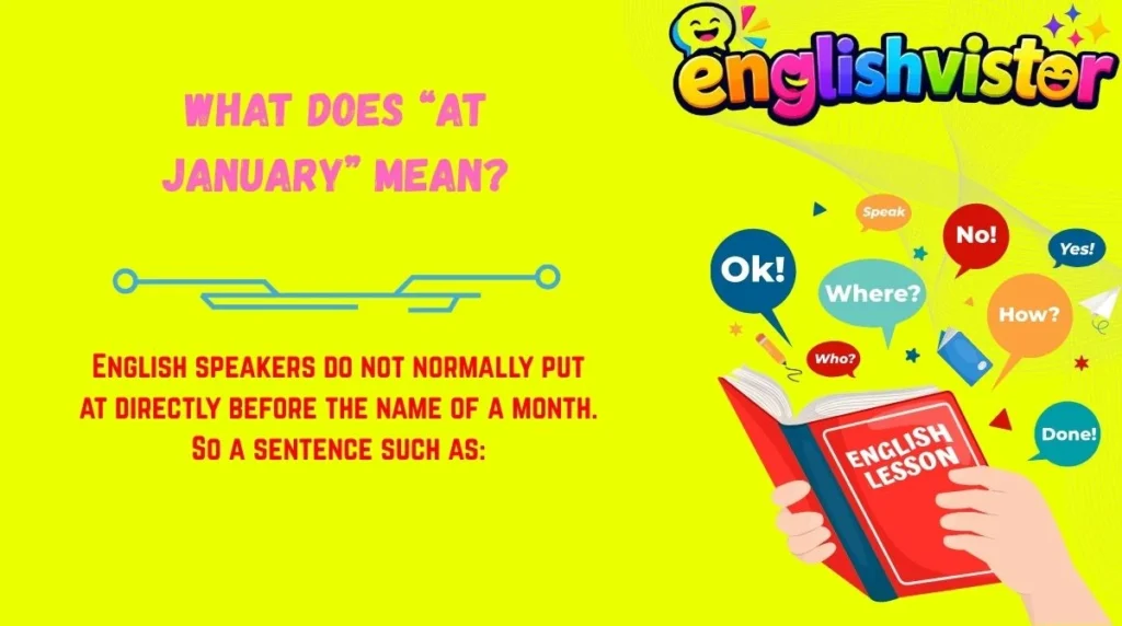 What Does “At January” Mean?
