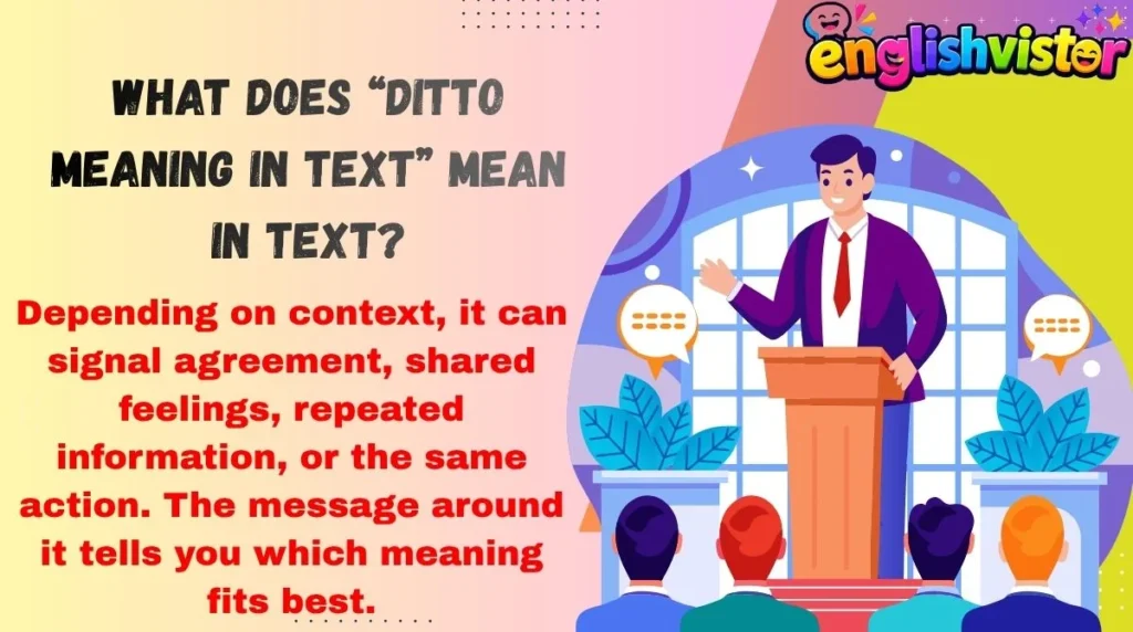 What Does “ditto meaning in text” Mean in Text?
