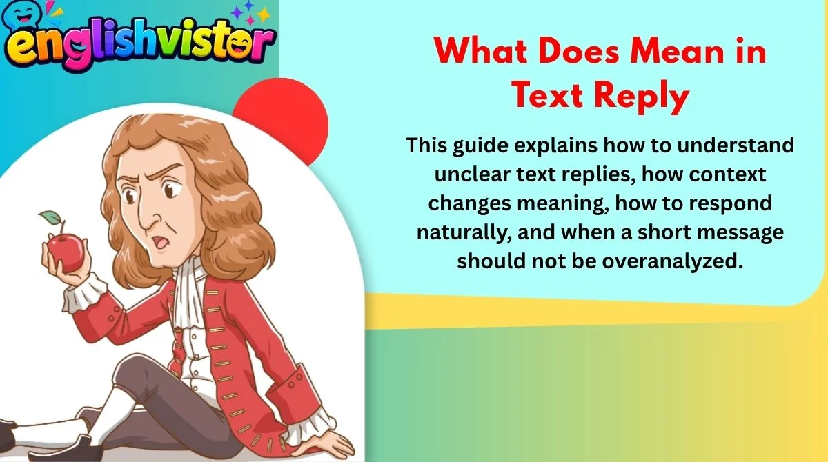 What Does Mean in Text Reply