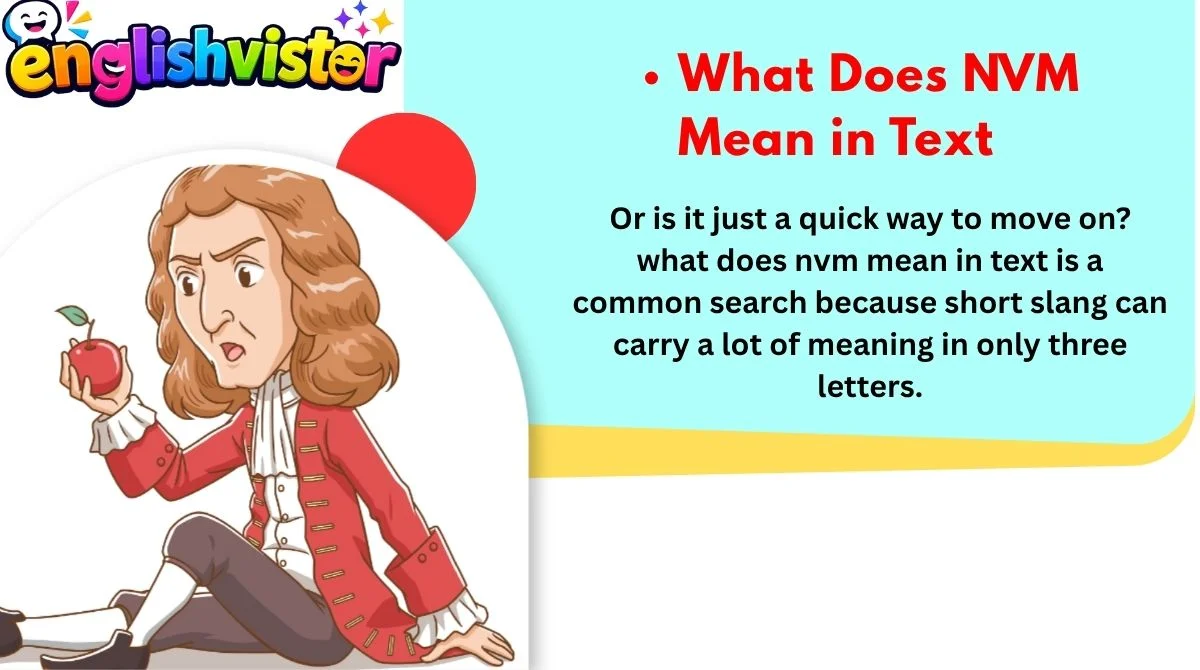 What Does NVM Mean in Text