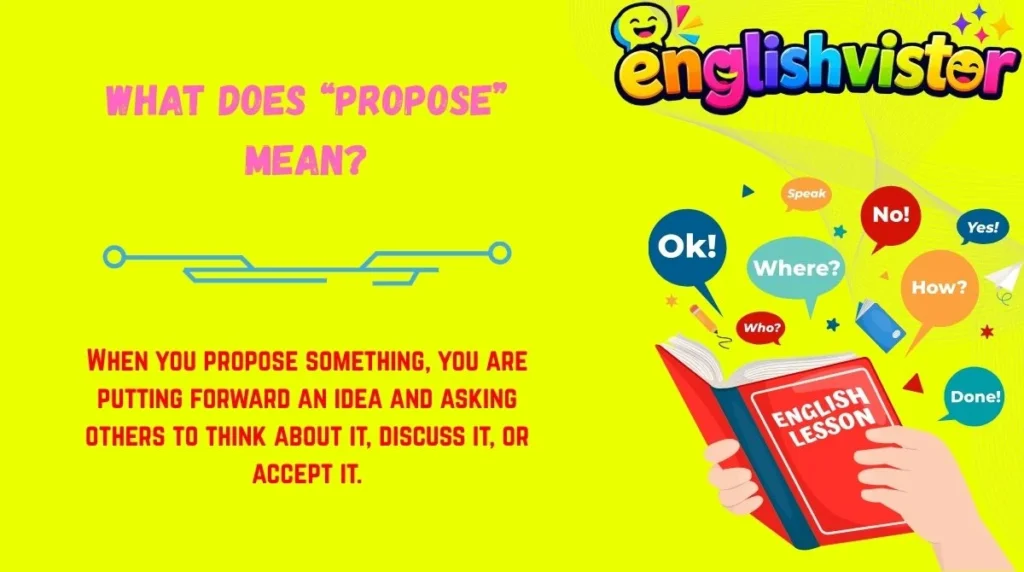 What Does “Propose” Mean?