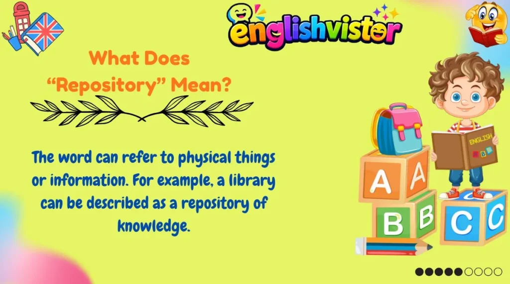 What Does “Repository” Mean?

