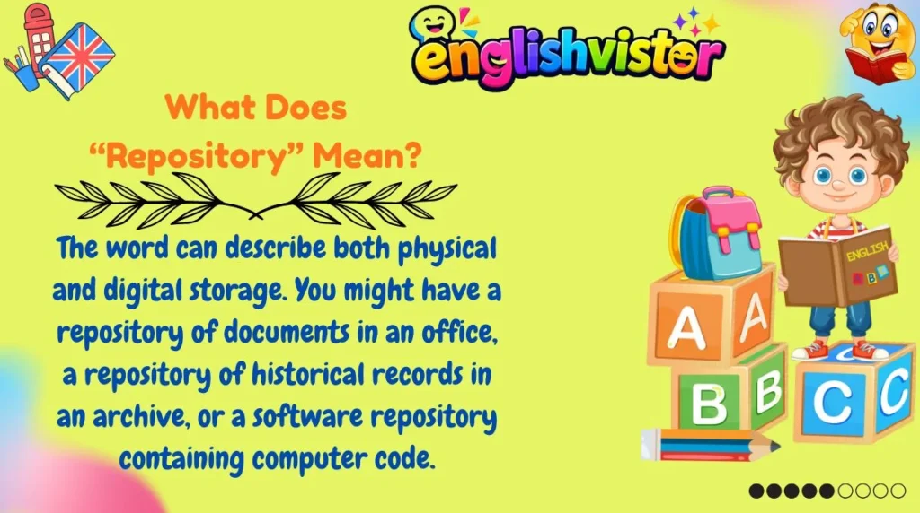 What Does “Repository” Mean?