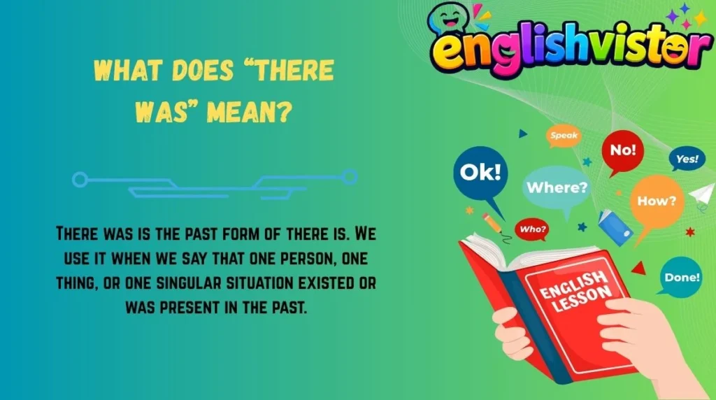 What Does “There Was” Mean?
What Does “There Was” Mean?
