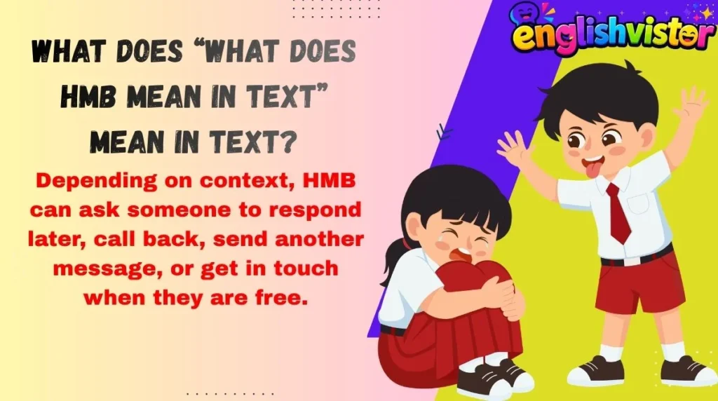 What Does “What Does HMB Mean in Text” Mean in Text?