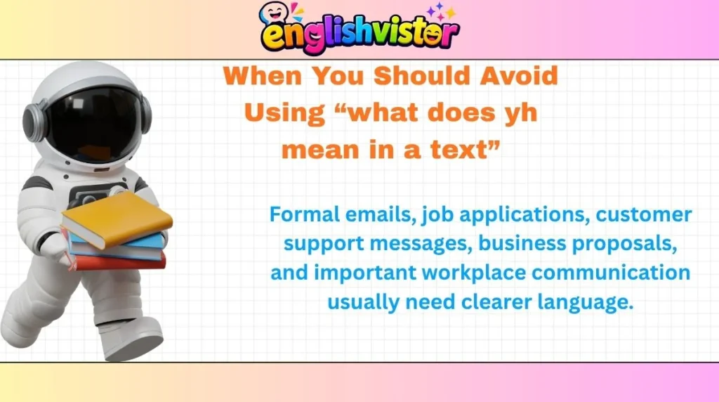 When You Should Avoid Using “what does yh mean in a text”