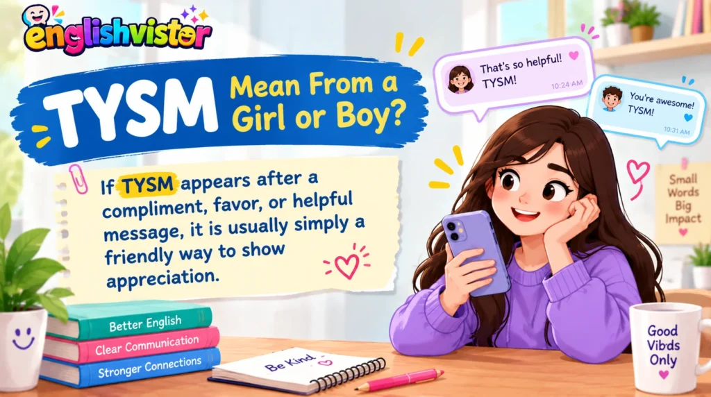 TYSM Mean From a Girl or Boy