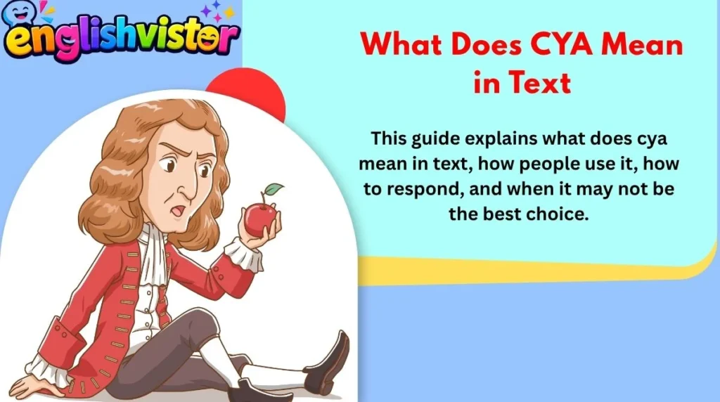 What Does CYA Mean in Text